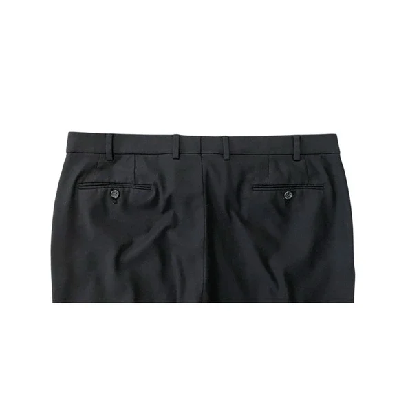 Lauren Ralph Lauren Mens Black Dress Pants Size 38 x 30 Straight Leg - Career - Picture 4 of 5